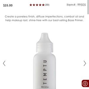 Temptu foundation face primer